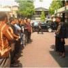 Pedagang kaki lima saat melakukan demonstrasi di DPRD Kuningan